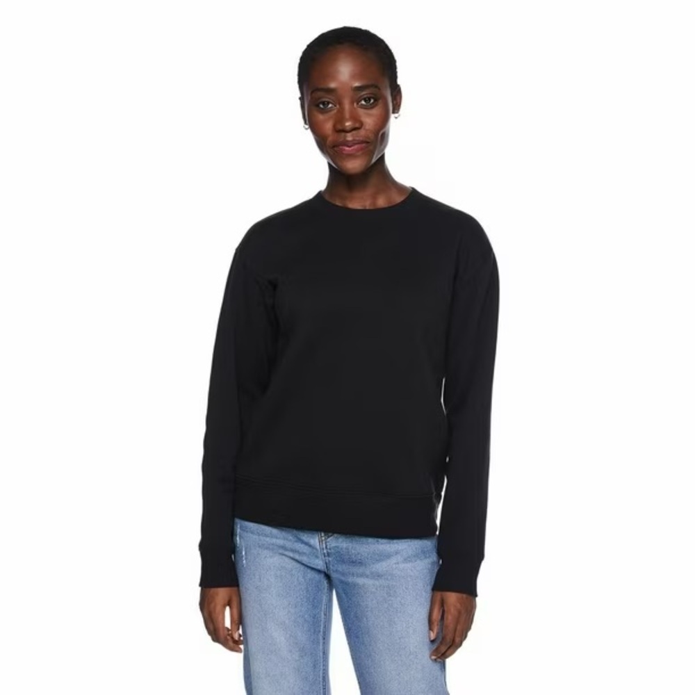 GEORGE | Classic Black Crewneck Sweater - Picture 2 of 14